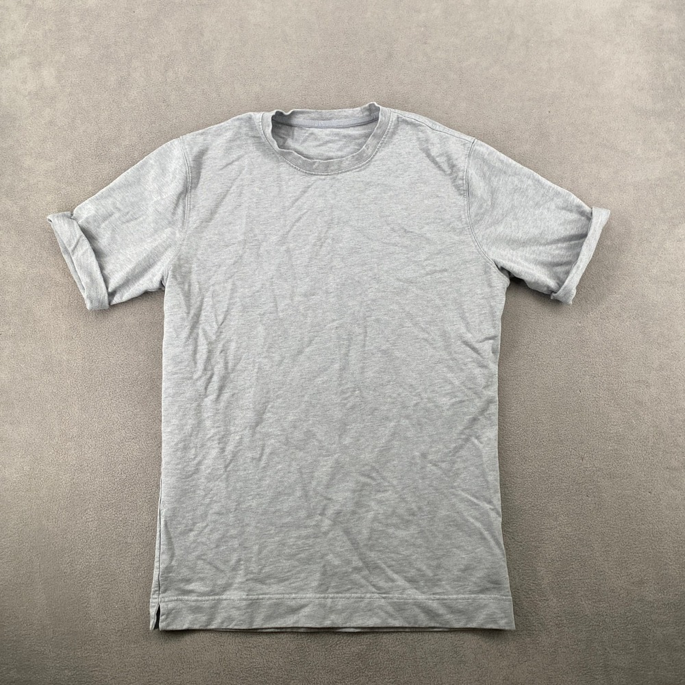 Son of a Tailor Copenhagen Gray Supima Cotton Short Sleeve T-Shirt Mens
